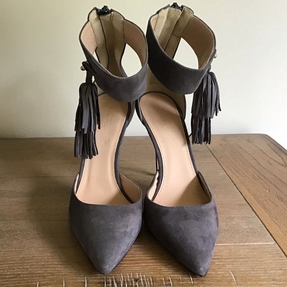 New J Crew Roxie ankle-cuff tassel pumps - Picture 2 of 6